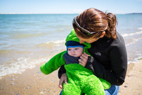 Ally and Cam enjoying the sun