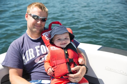 First trip in the boat