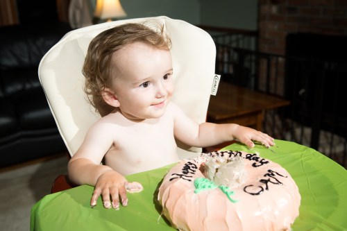 And to end the great day, a cake smash! 