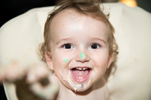 The happy birthday boy